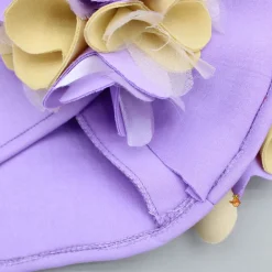 New Lavender Artificial Flowers Embellished Dress Dresses & Sets | Dresses