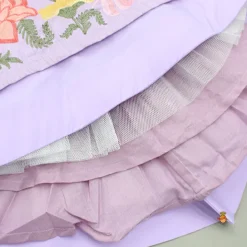 Clearance Lavender Embroidered Pleated Top And Lehenga Twinning Sets | Ethnic Wear