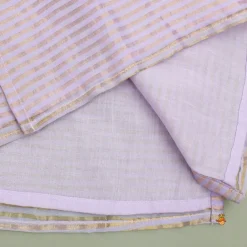 Hot Lavender Kurta With Embroidered Jacket And Pyjama BOY Indian Ethnic Wear | Ethnic Sets