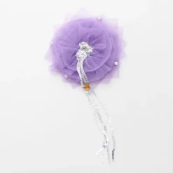 Online Lavender Ruffle And Sequin Dress With Hair Clip Dresses & Sets | Dresses