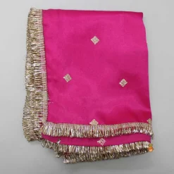 New Lavish Pink Faux Mirror Work Kurti With Palazzo And Dupatta Ethnic Wear | Palazzos & Shararas