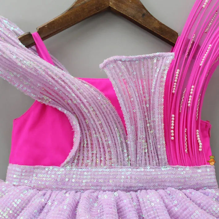 New Layered Sequins Dual Tone Dress Dresses & Sets | Dresses