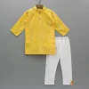 Online Leheriya Printed Kurta With Pyjama BOY Indian Ethnic Wear | Ethnic Sets