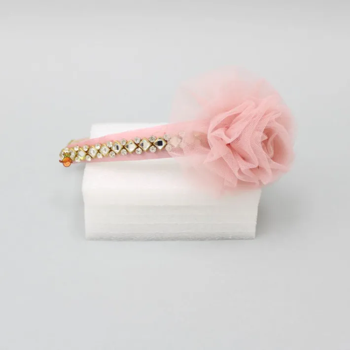 Clearance Light Blush Pink Cute Floral Hair Band Hair Accessories | Hair Bands