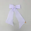 Outlet Long Tail Lavender Bow Hair Clip Hair Accessories | Hair Clips