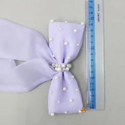 Outlet Long Tail Lavender Bow Hair Clip Hair Accessories | Hair Clips