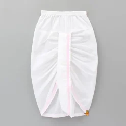 Clearance Lotus Patch Embroidered Pink Kurta And Dhoti BOY Indian Ethnic Wear | Ethnic Sets