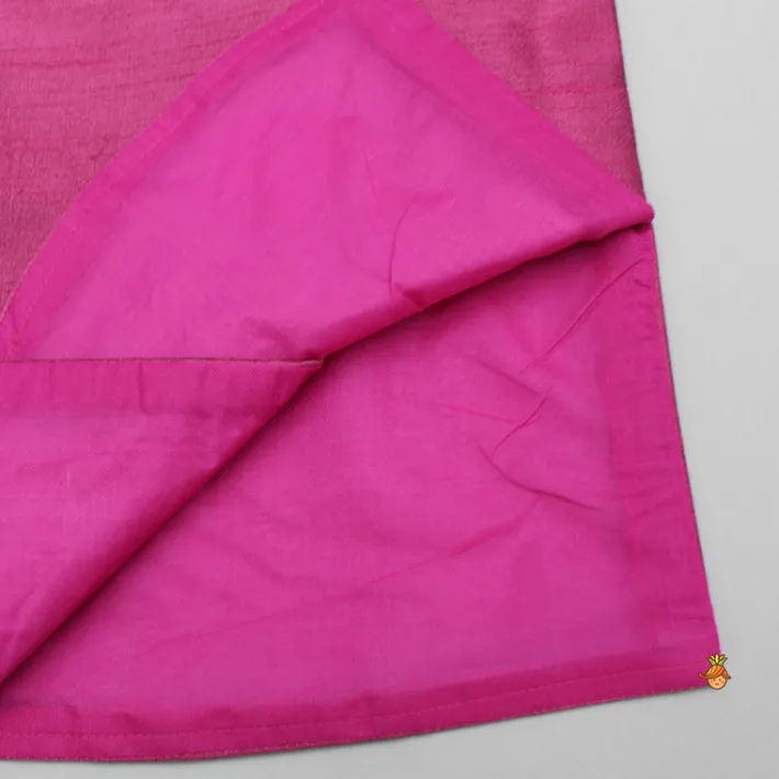 Fashion Magenta Asymmetric Kurta With Dhoti BOY Indian Ethnic Wear | Ethnic Sets