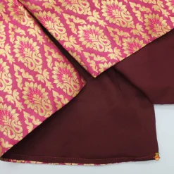 Clearance Magenta Brocade Printed Kurta And Dhoti BOY Indian Ethnic Wear | Ethnic Sets