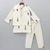 Fashion Mandarin Collar Kurta With Pocket Detail Jacket And Pyjama BOY Indian Ethnic Wear | Ethnic Sets