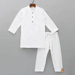 Fashion Mandarin Collar Kurta With Leheriya Printed Orange Jacket And Pyjama BOY Indian Ethnic Wear | Ethnic Sets