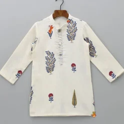Fashion Mandarin Collar Kurta With Pocket Detail Jacket And Pyjama BOY Indian Ethnic Wear | Ethnic Sets