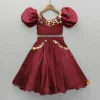Online Maroon Embellished Top And Lehenga Ethnic Wear | Lehengas & Ghagras