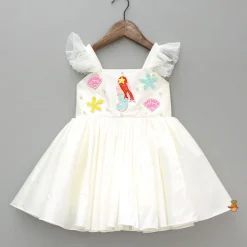 Online Mermaid Themed Flared Dress With Bowie Headband Dresses & Sets | Dresses