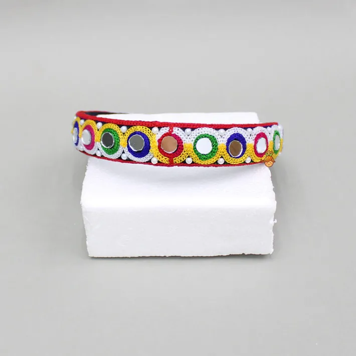 Fashion Mirror Studded Multicolour Hairband Hair Accessories | Hair Bands