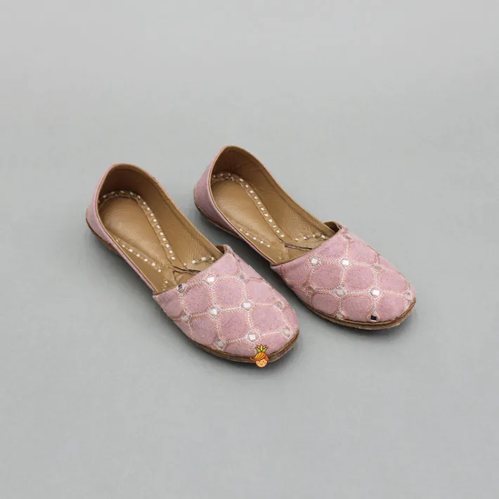 New Mirror Work Embroidered Jutti BOY Shoes