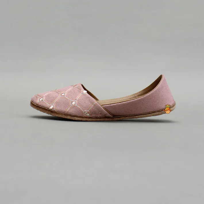New Mirror Work Embroidered Jutti BOY Shoes