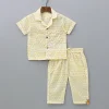 New Moon Printed Yellow Shirt And Pyjama BOY Sleep Wear | Sleepwear