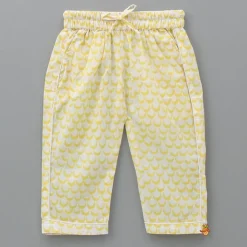 New Moon Printed Yellow Shirt And Pyjama BOY Sleep Wear | Sleepwear