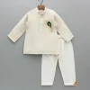 Discount Mor Pankh Embroidered Shimmer Kurta And Pyjama BOY Twinning Sets | Indian Ethnic Wear