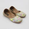 Best Multi Colour Thread And Bead Work Jutti Shoes