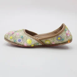 Best Multi Colour Thread And Bead Work Jutti Shoes