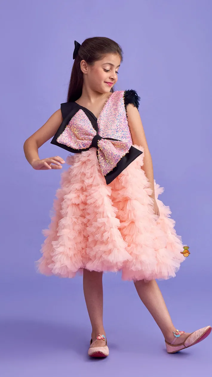 Outlet Multi Layered Sequined Bowie Dress With Hair Clip Dresses & Sets | Dresses