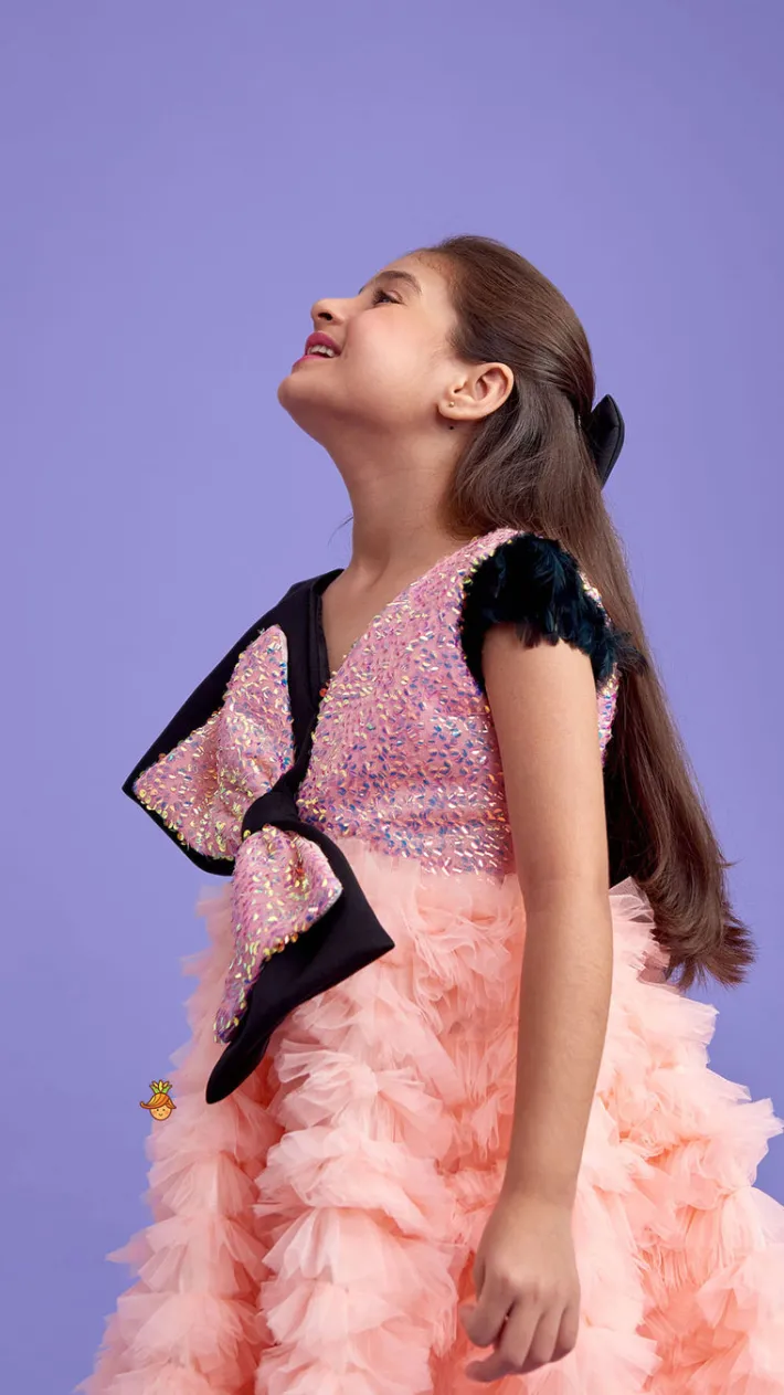Outlet Multi Layered Sequined Bowie Dress With Hair Clip Dresses & Sets | Dresses