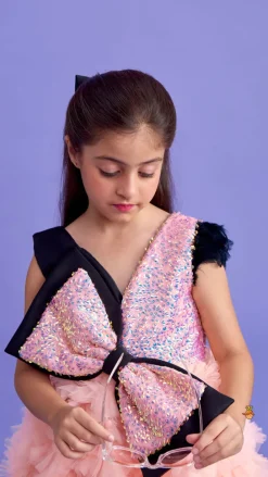 Outlet Multi Layered Sequined Bowie Dress With Hair Clip Dresses & Sets | Dresses