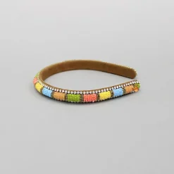 Best Multicolour Bead Embellished Hairband Hair Accessories | Hair Bands