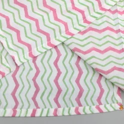 Best Multicolour Chevron Printed Side Open Kurta With Pyjama BOY Indian Ethnic Wear | Ethnic Sets