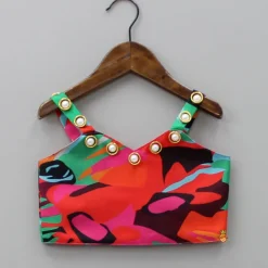 Clearance Multicolour Crop Top And Palazzo Dresses & Sets | Sets