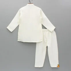 Outlet Multicolour Cut Dana Embroidered Kurta And Pyjama BOY Indian Ethnic Wear | Ethnic Sets