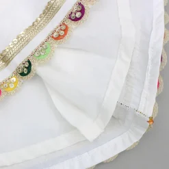 Fashion Multicolour Embroidered Kurti And Pant With Dupatta Ethnic Wear | Churidars & Salwars