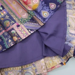 Best Multicolour Embroidered Pleated Top And Lehenga With Net Dupatta Ethnic Wear | Lehengas & Ghagras