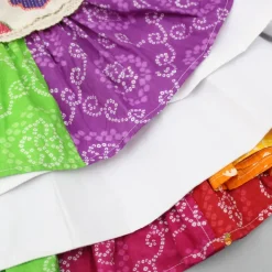 Sale Multicolour Embroidered Strappy Top And Printed Lehenga With Dupatta Ethnic Wear | Lehengas & Ghagras