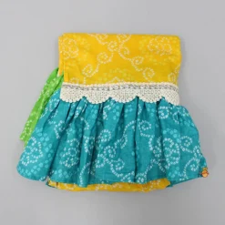 Sale Multicolour Embroidered Strappy Top And Printed Lehenga With Dupatta Ethnic Wear | Lehengas & Ghagras