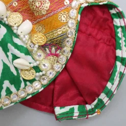 New Multicolour Embroidered Top And Printed Layered Lehenga With Net Dupatta Ethnic Wear | Lehengas & Ghagras
