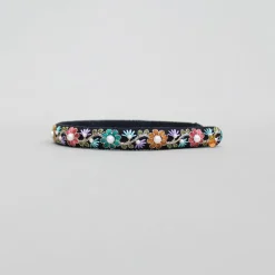 Best Multicolour Floral Embroidered Hairband Hair Accessories | Hair Bands