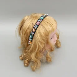 Best Multicolour Floral Embroidered Hairband Hair Accessories | Hair Bands