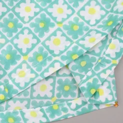 Fashion Multicolour Floral Hand Block Printed Top And Pyjama Sleepwear