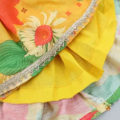 New Multicolour Floral Printed Strappy Top And Palazzo With Dupatta Twinning Sets | Ethnic Wear