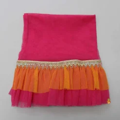 Clearance Multicolour Floral Printed Top And Lehenga With Net Dupatta Twinning Sets | Ethnic Wear