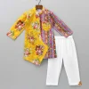 Clearance Multicolour Floral-Printed Stylish Kurta And Pyjama BOY Indian Ethnic Wear | Ethnic Sets