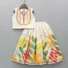 Sale Multicolour Lace Detailed Top And Printed Lehenga Ethnic Wear | Lehengas & Ghagras