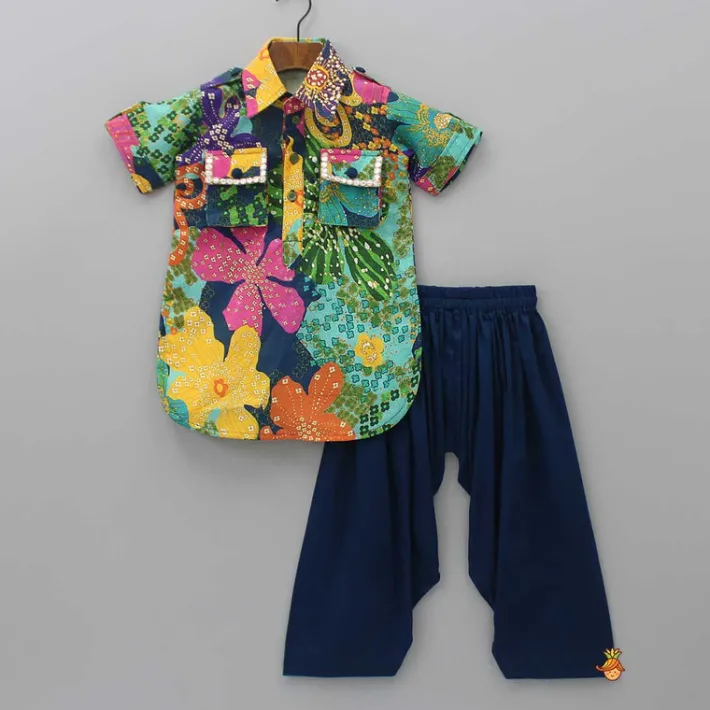 Best Multicolour Pathani Kurta And Salwar BOY Indian Ethnic Wear | Ethnic Sets