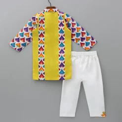 Clearance Multicolour Printed Kurta And Pyjama BOY Indian Ethnic Wear | Ethnic Sets