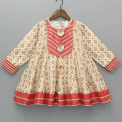 Sale Multicolour Printed Kurti And Pant With Dupatta Twinning Sets | Ethnic Wear