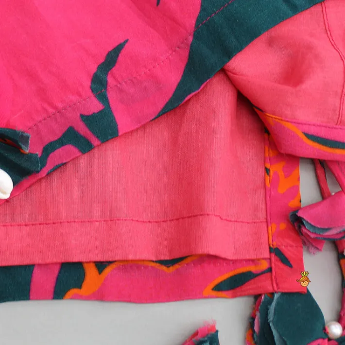 Discount Multicolour Printed Kurti And Sharara Ethnic Wear | Palazzos & Shararas