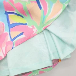 Online Multicolour Printed Lace Work Top With Cape And Dhoti Style Skirt Ethnic Wear | Dhotis & Patialas